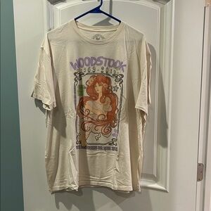 Woodstock 1969-2019 Cream Short Sleeve Tee